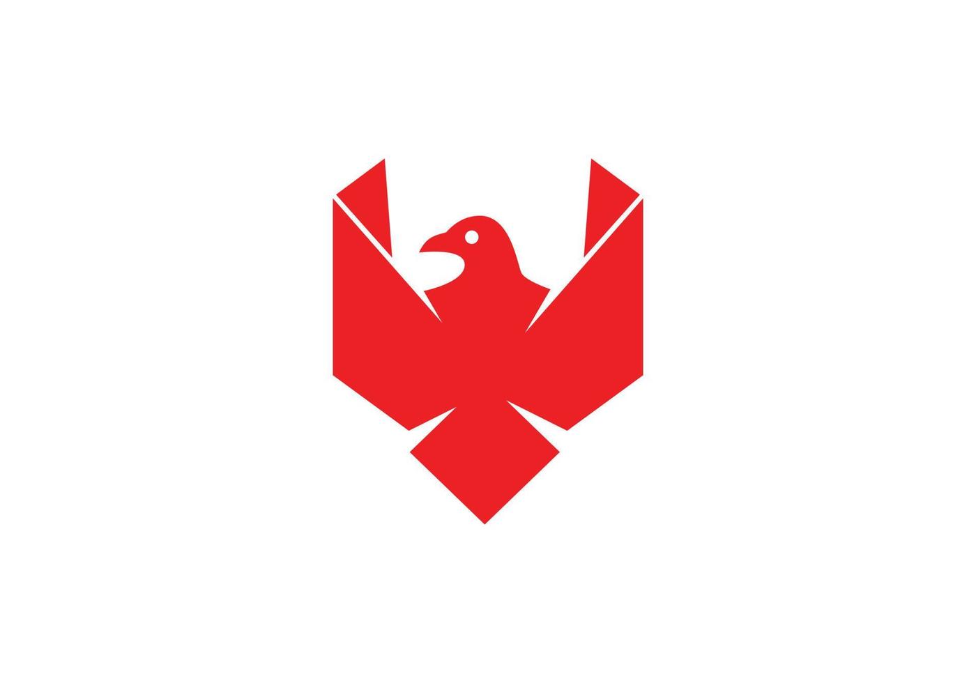 création de logo d'oiseau vecteur