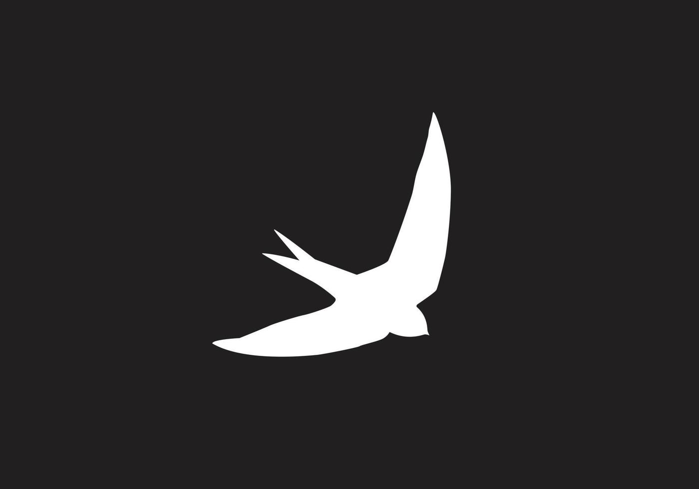 création de logo d'oiseau vecteur