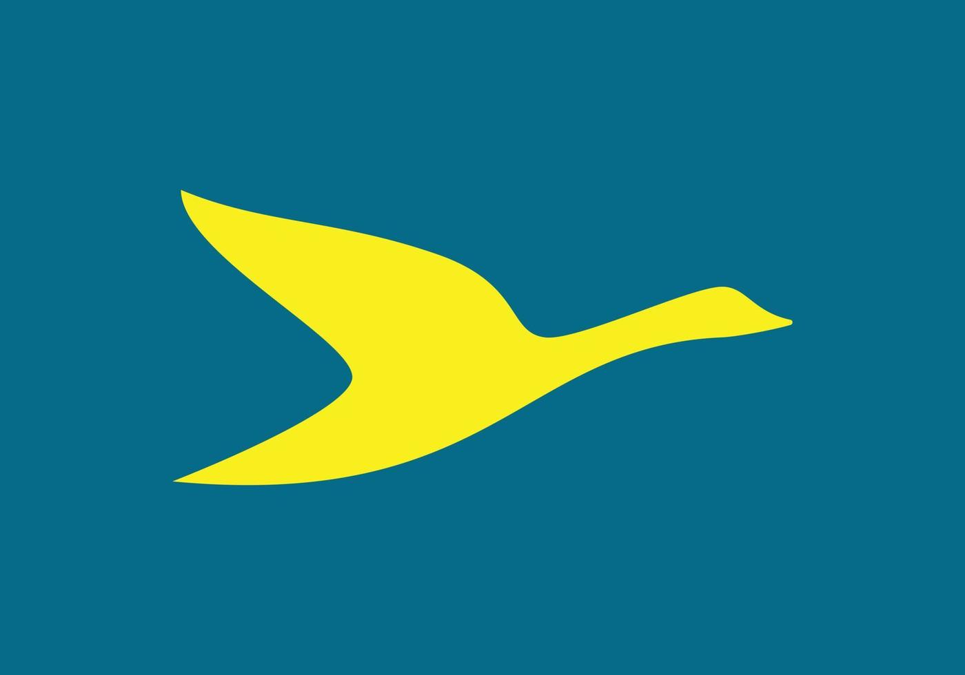 création de logo d'oiseau vecteur