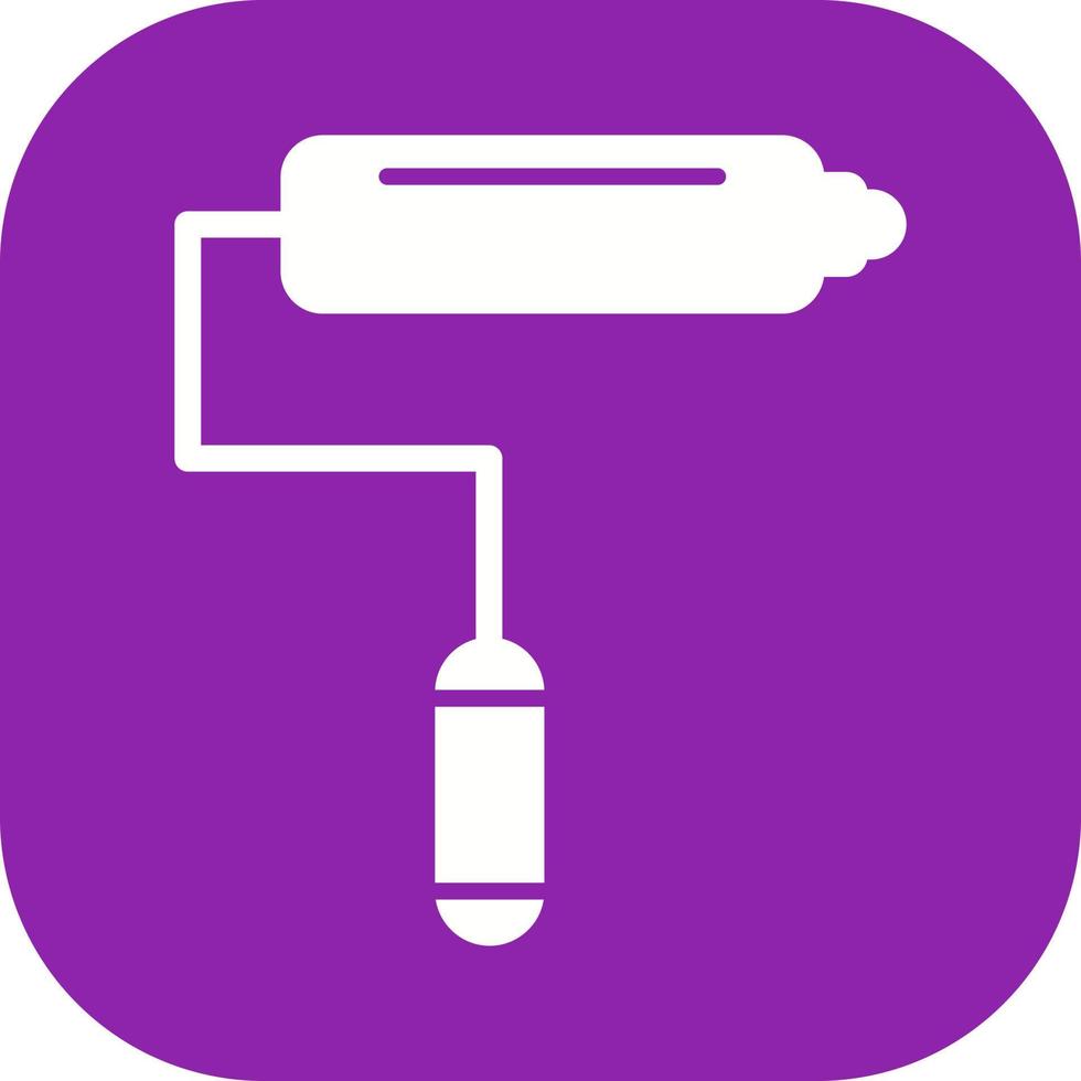 icône de vecteur de rouleau de peinture