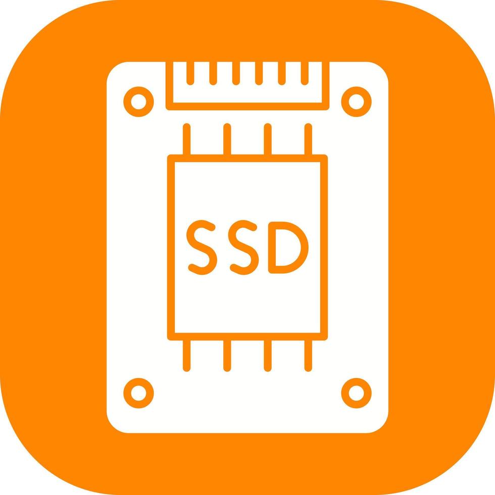 icône de vecteur ssd