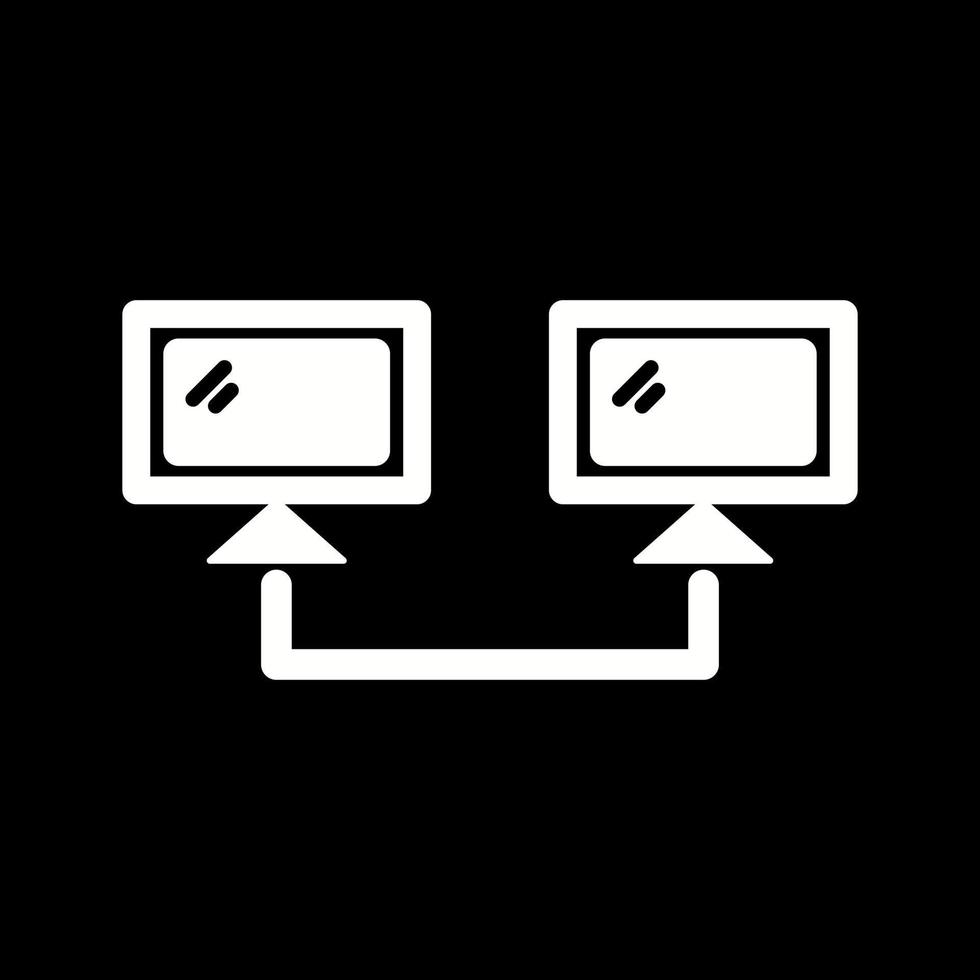 icône de vecteur de systèmes connectés