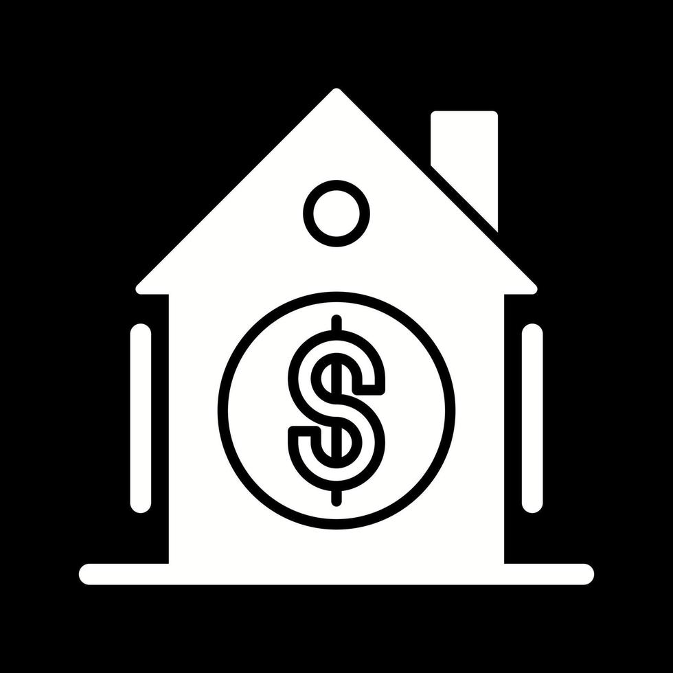 icône de vecteur de signe dollar