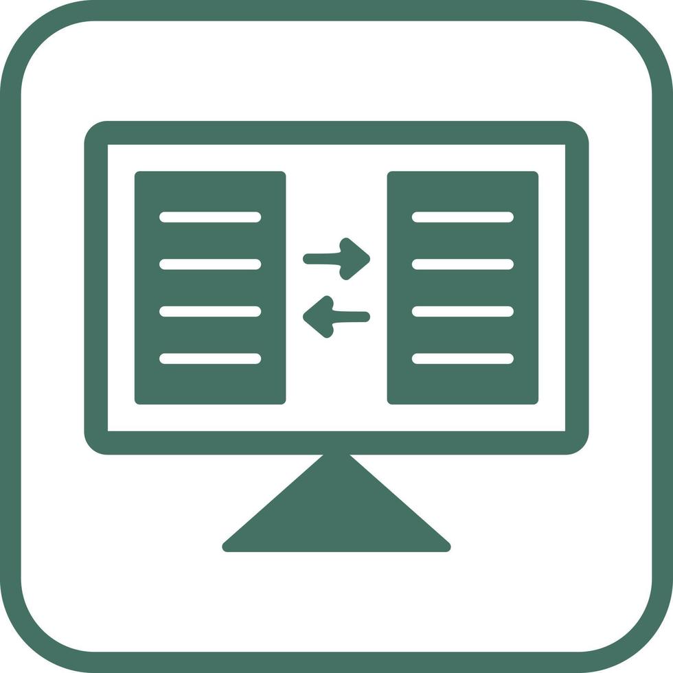 icône de vecteur de partage de fichiers