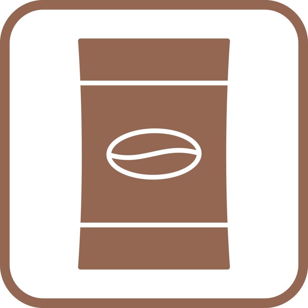icône de vecteur de paquets de café