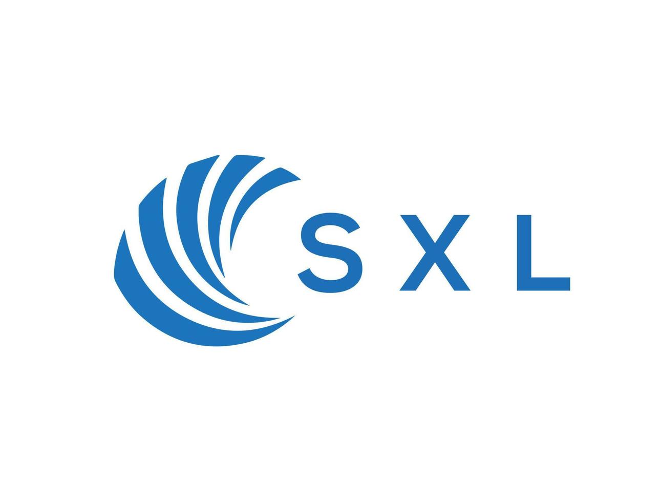 sxl lettre logo conception sur blanc Contexte. sxl Créatif cercle lettre logo concept. sxl lettre conception. vecteur