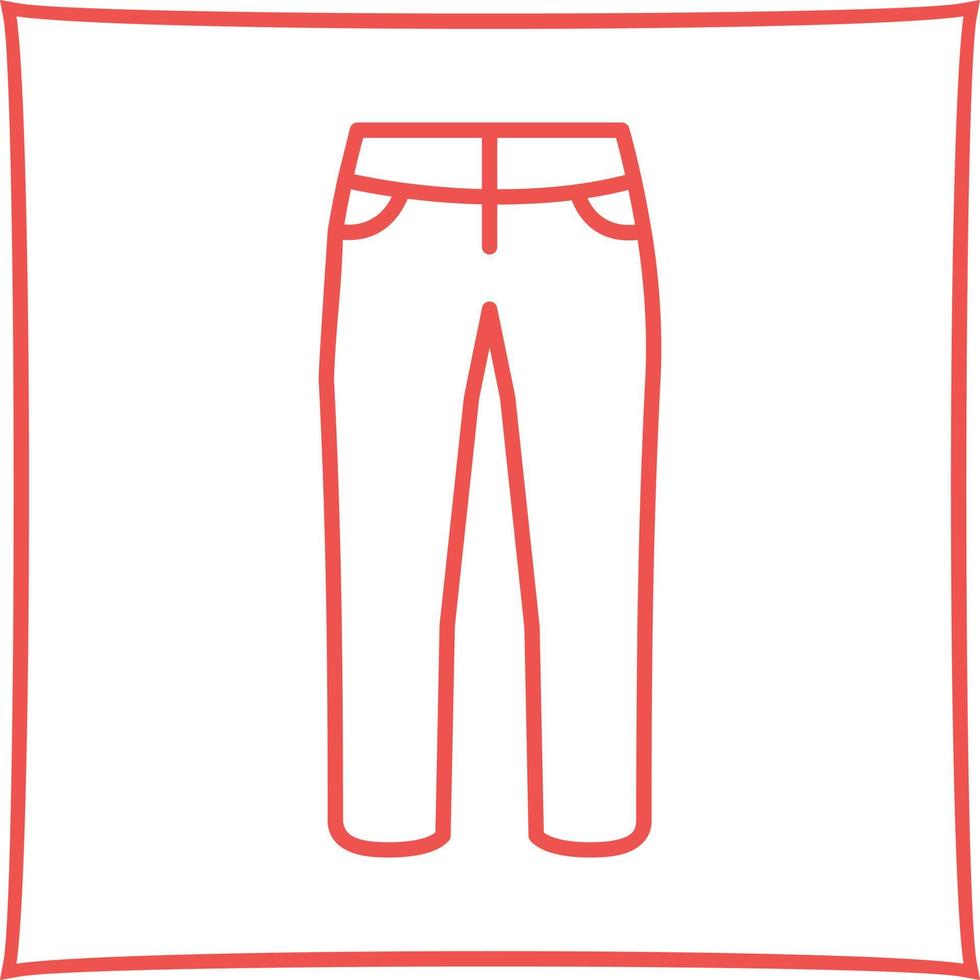 icône de vecteur de pantalon