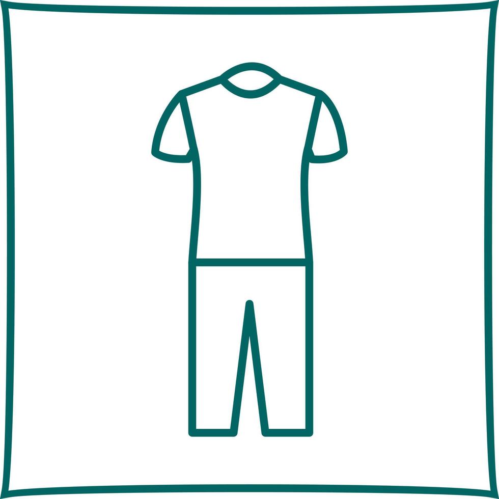 icône de vecteur de costume de pyjama