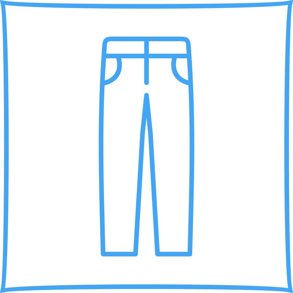 icône de vecteur de pantalons pour hommes