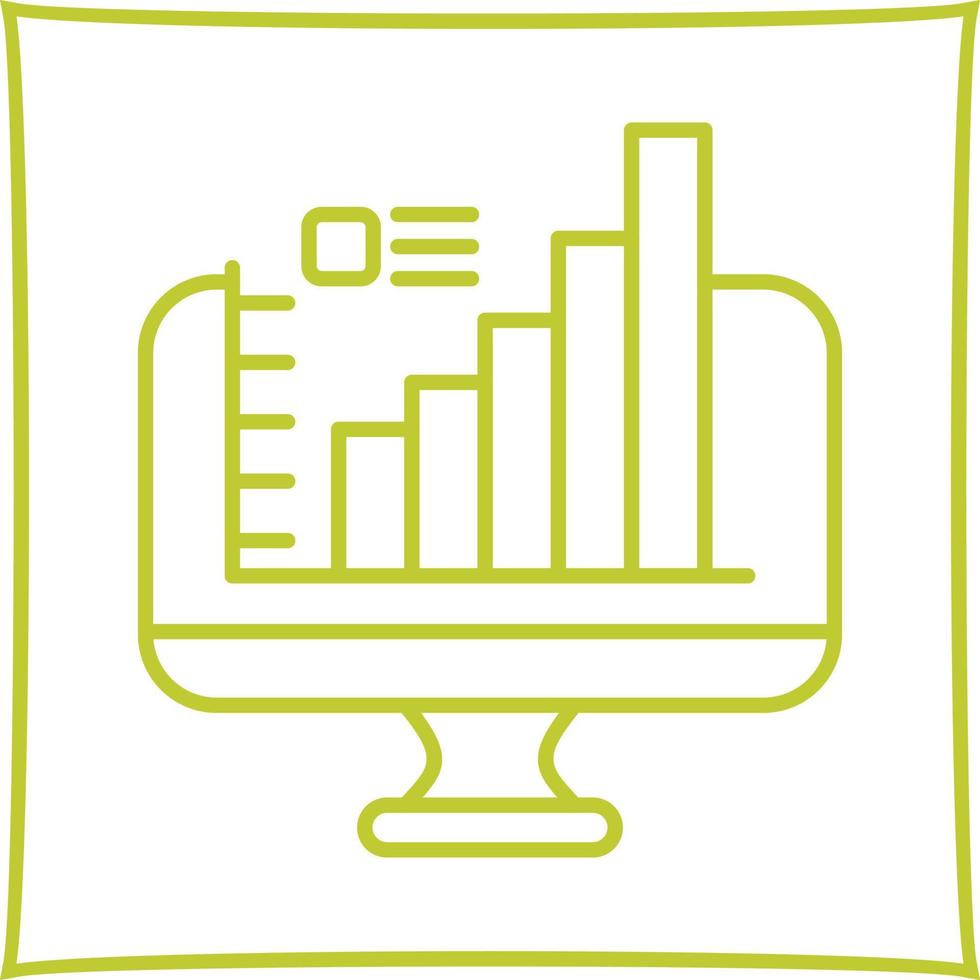 icône de vecteur de moniteur