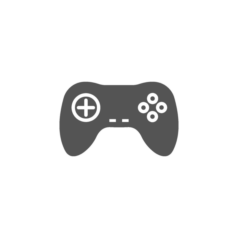 icône du contrôleur de jeu. conception d'icône de contrôleur de jeu sur fond blanc vecteur