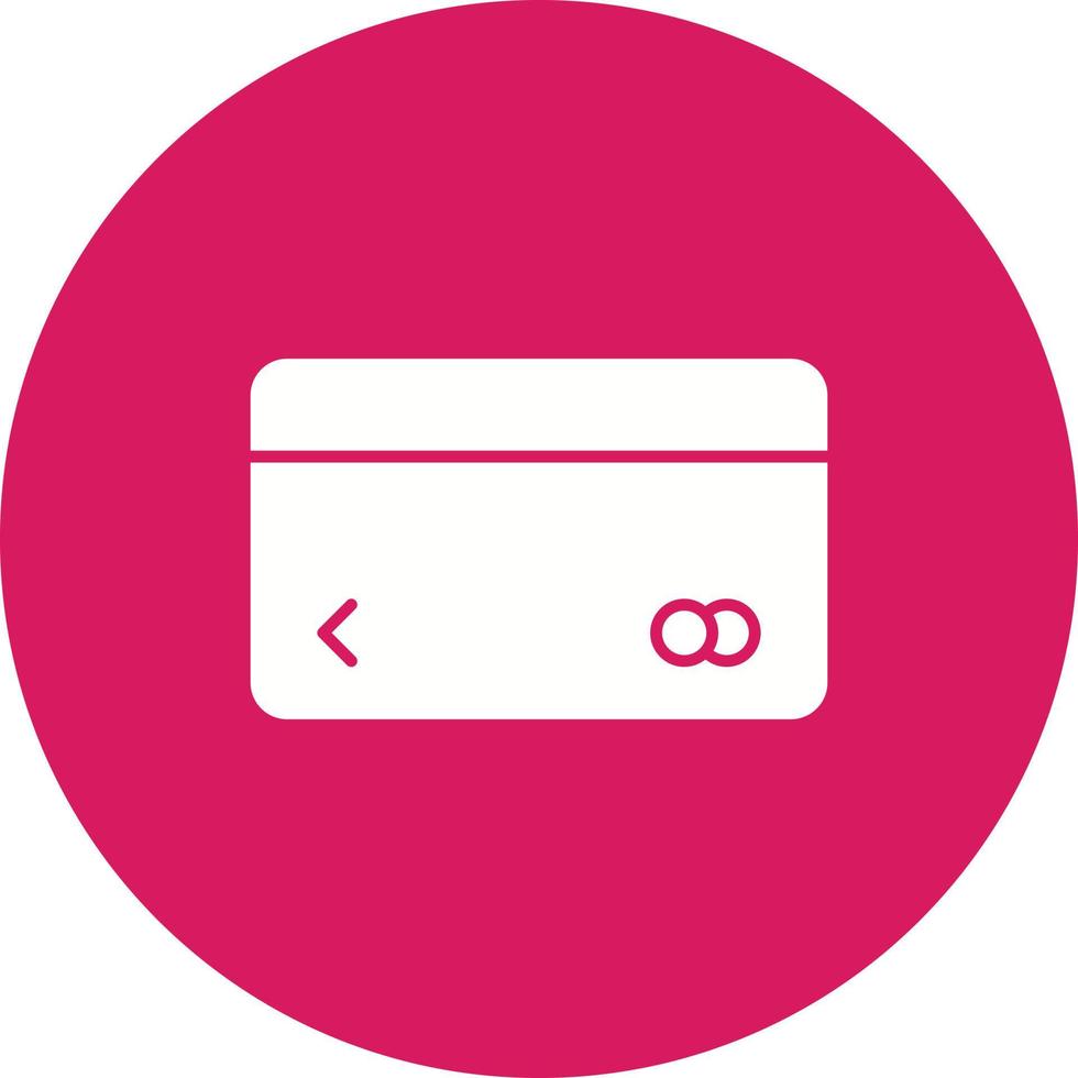 icône de vecteur de carte de crédit unique