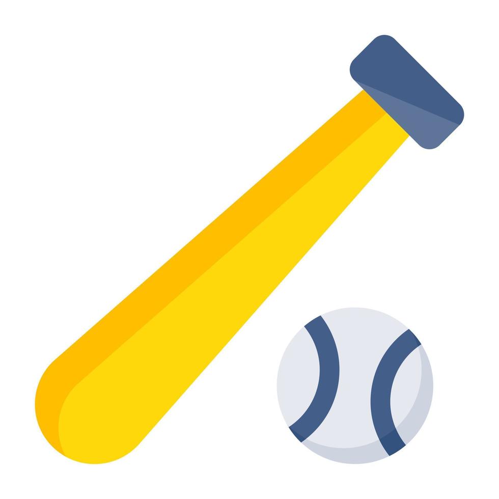 icône de conception modifiable de baseball vecteur