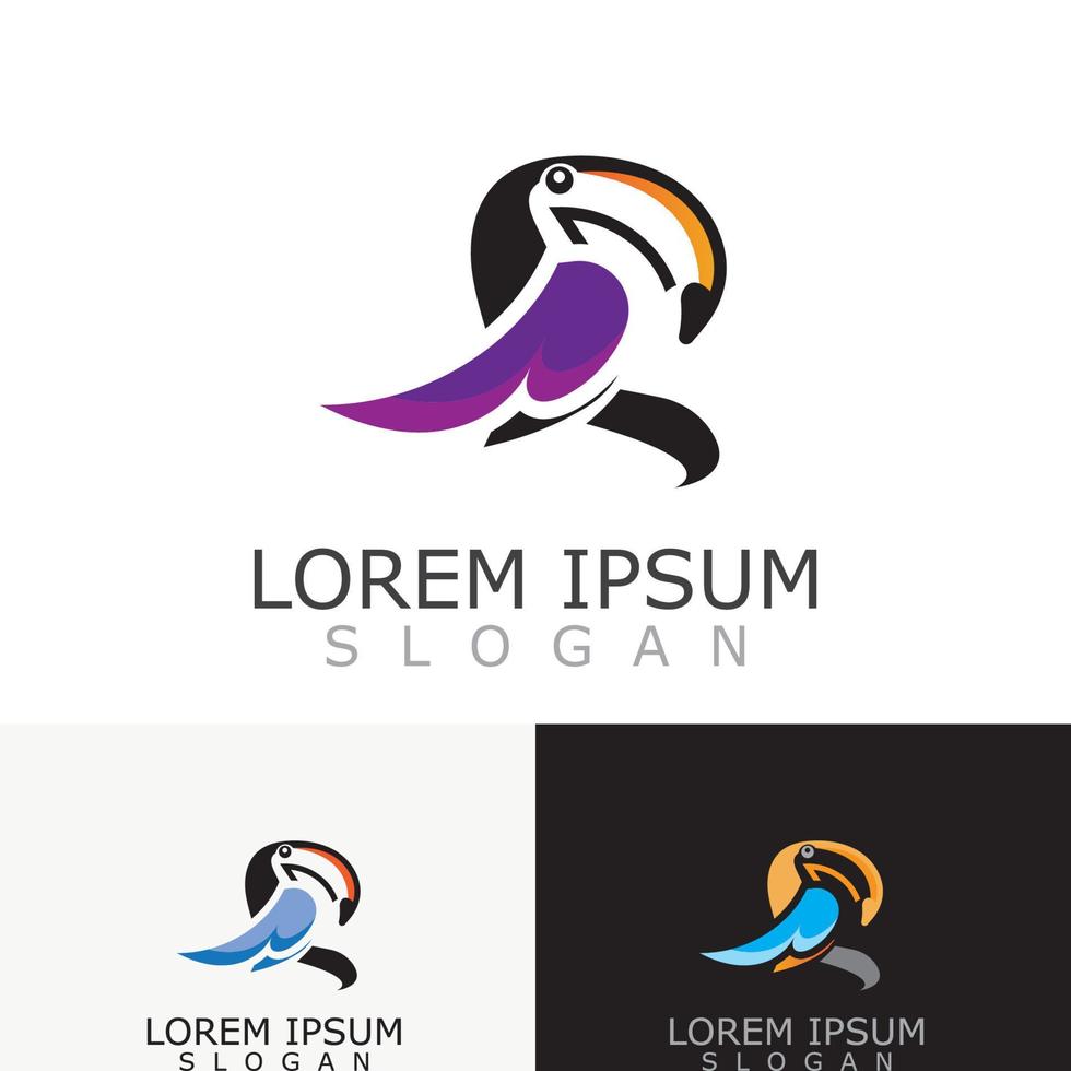 toucan Facile logo conception image oiseau vecteur illustration