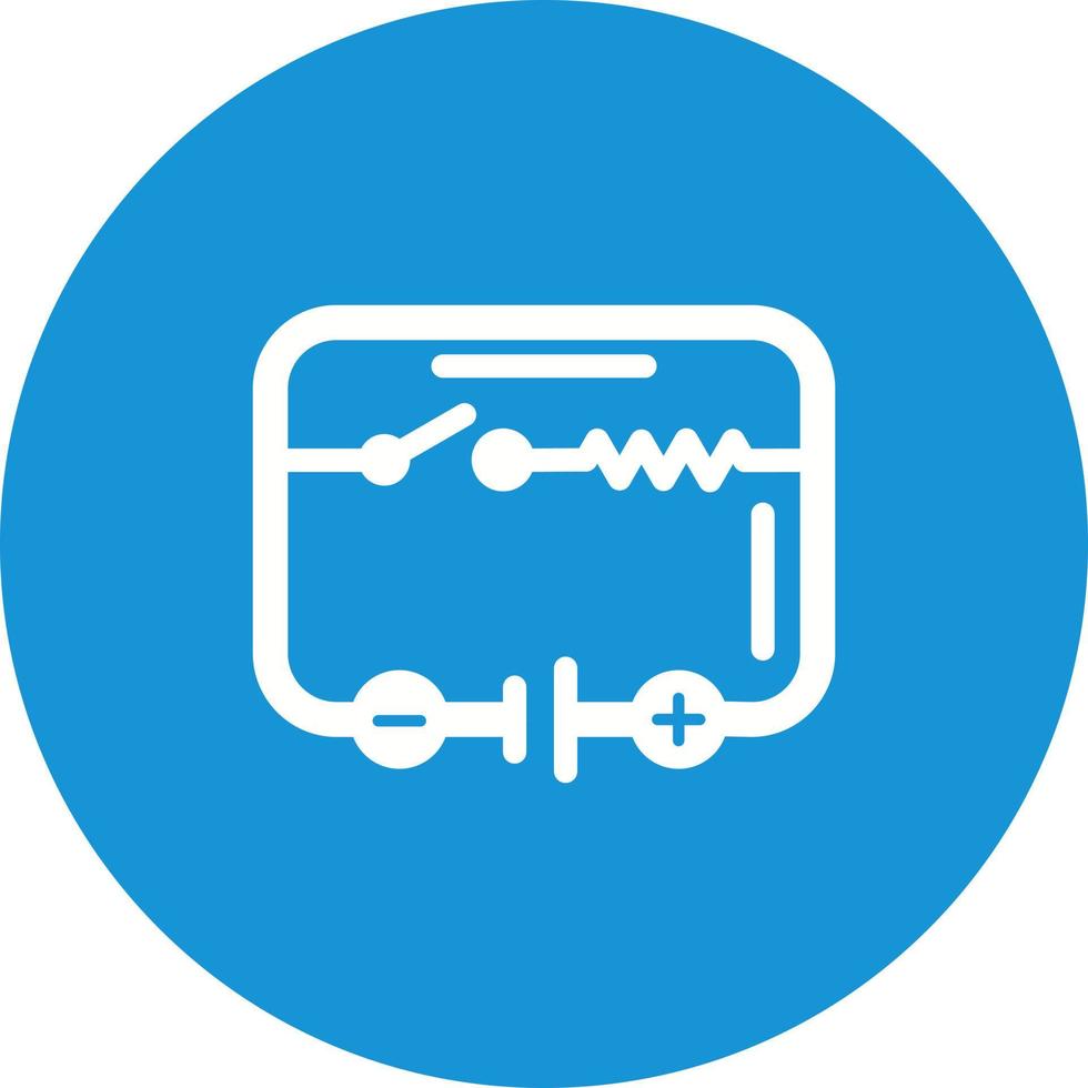 icône de vecteur de circuit électrique