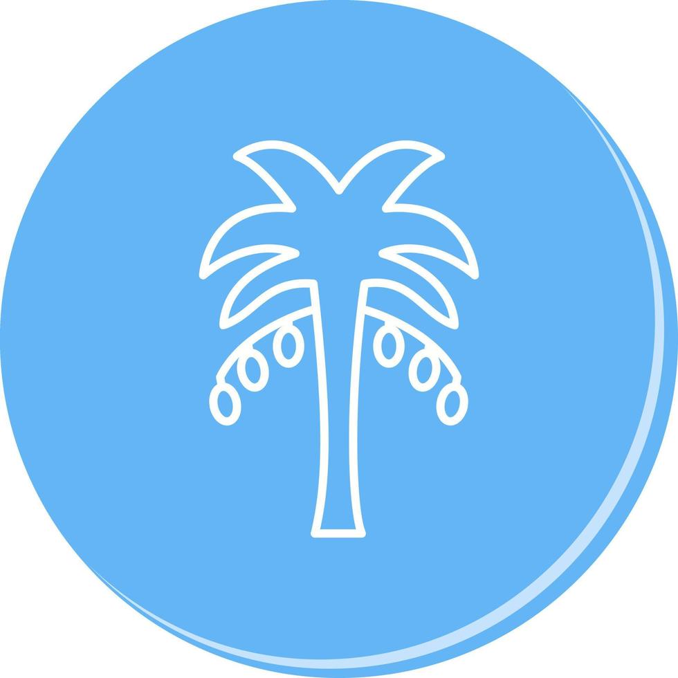 icône de vecteur de cocotiers