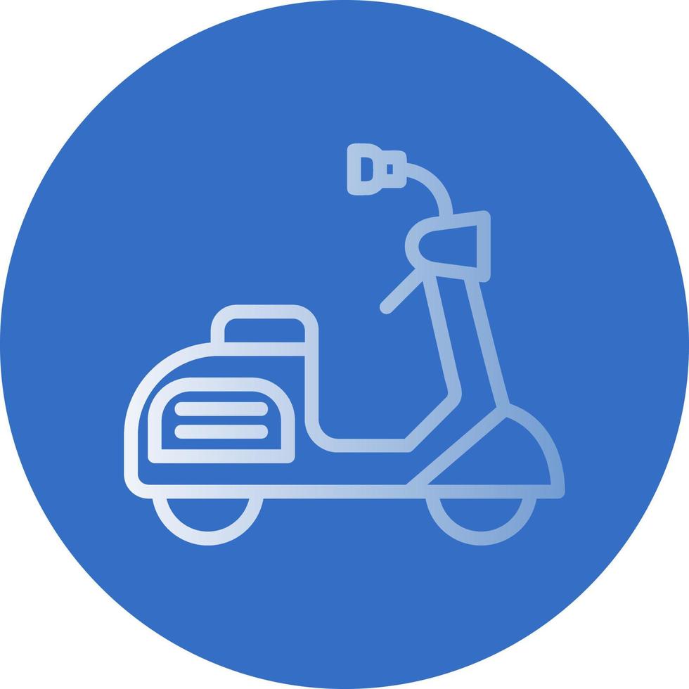conception d'icône de vecteur de scooter
