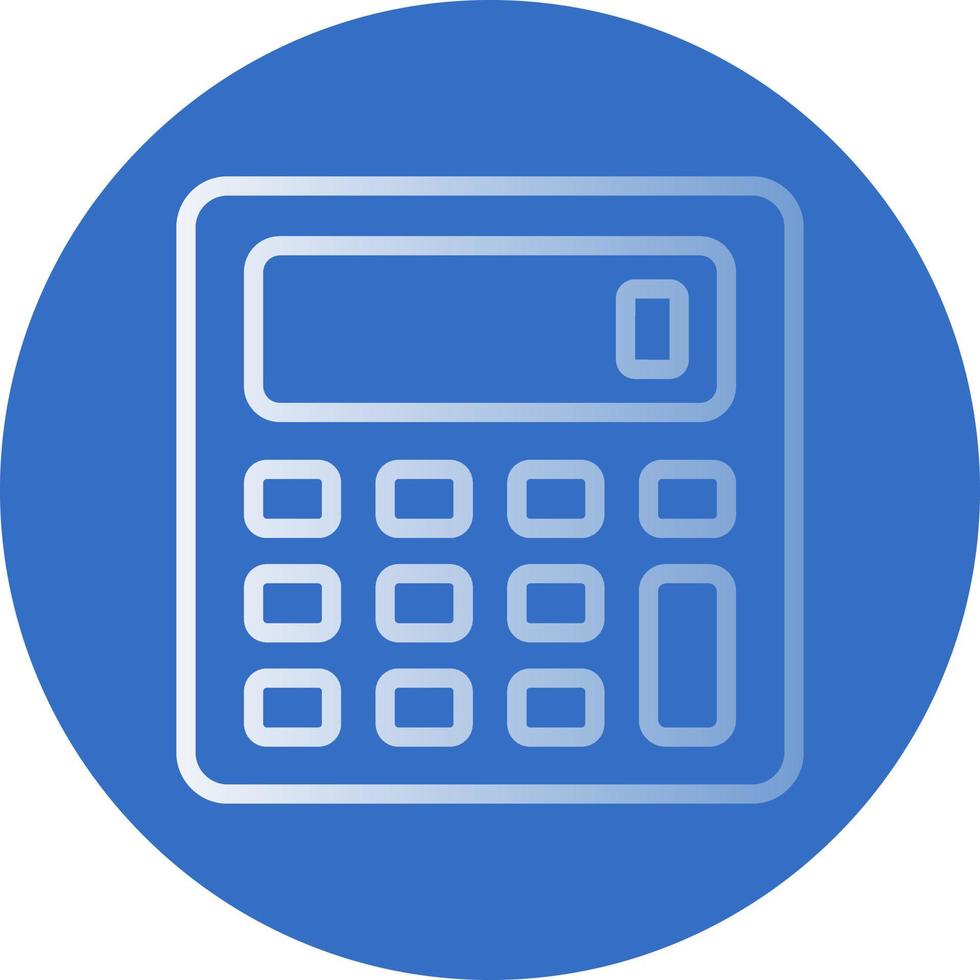 conception d'icône de vecteur de calculatrice