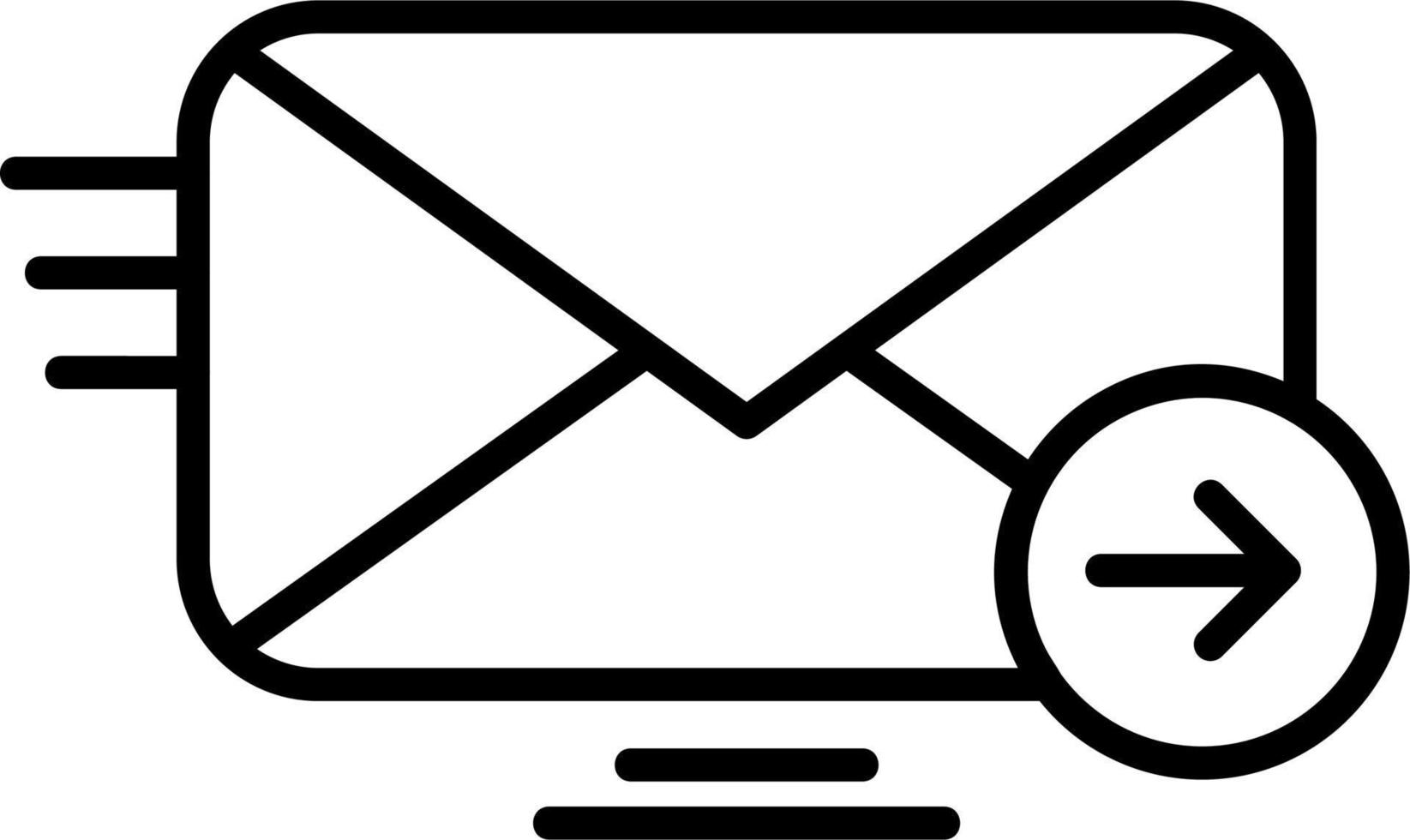 email expédié vecteur icône