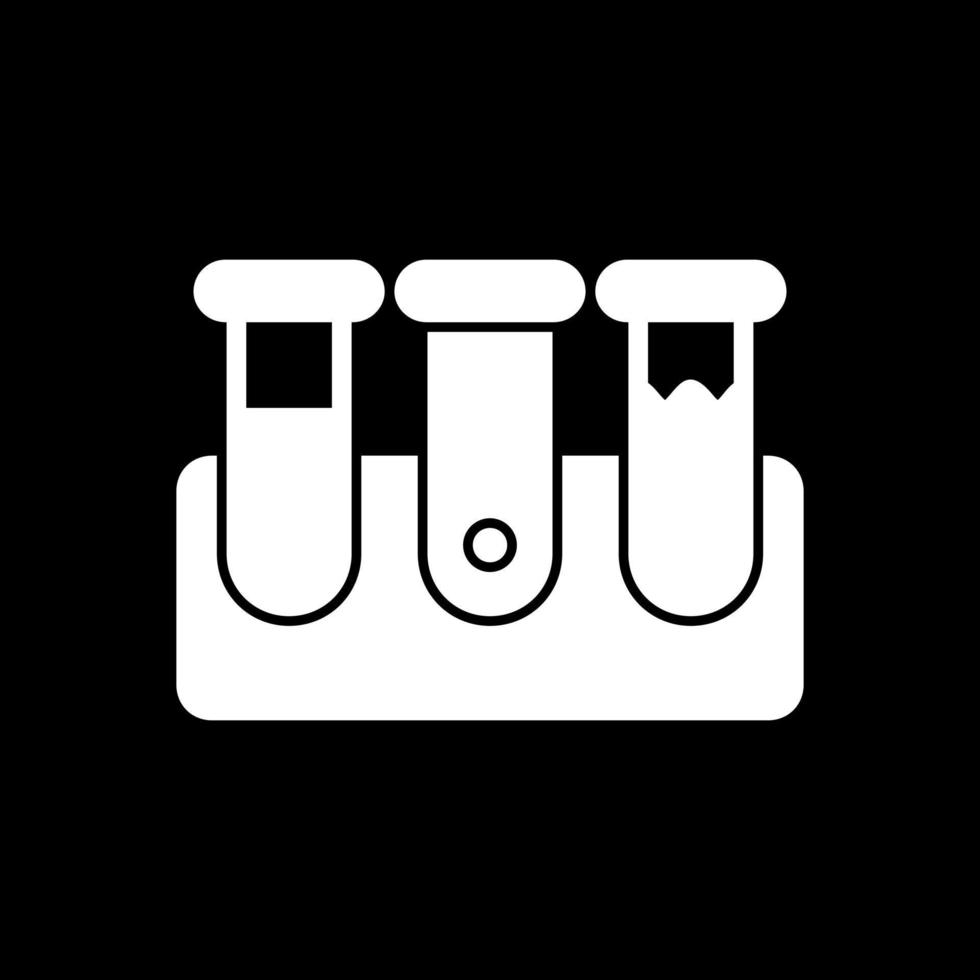 conception d'icônes vectorielles de tubes à essai vecteur