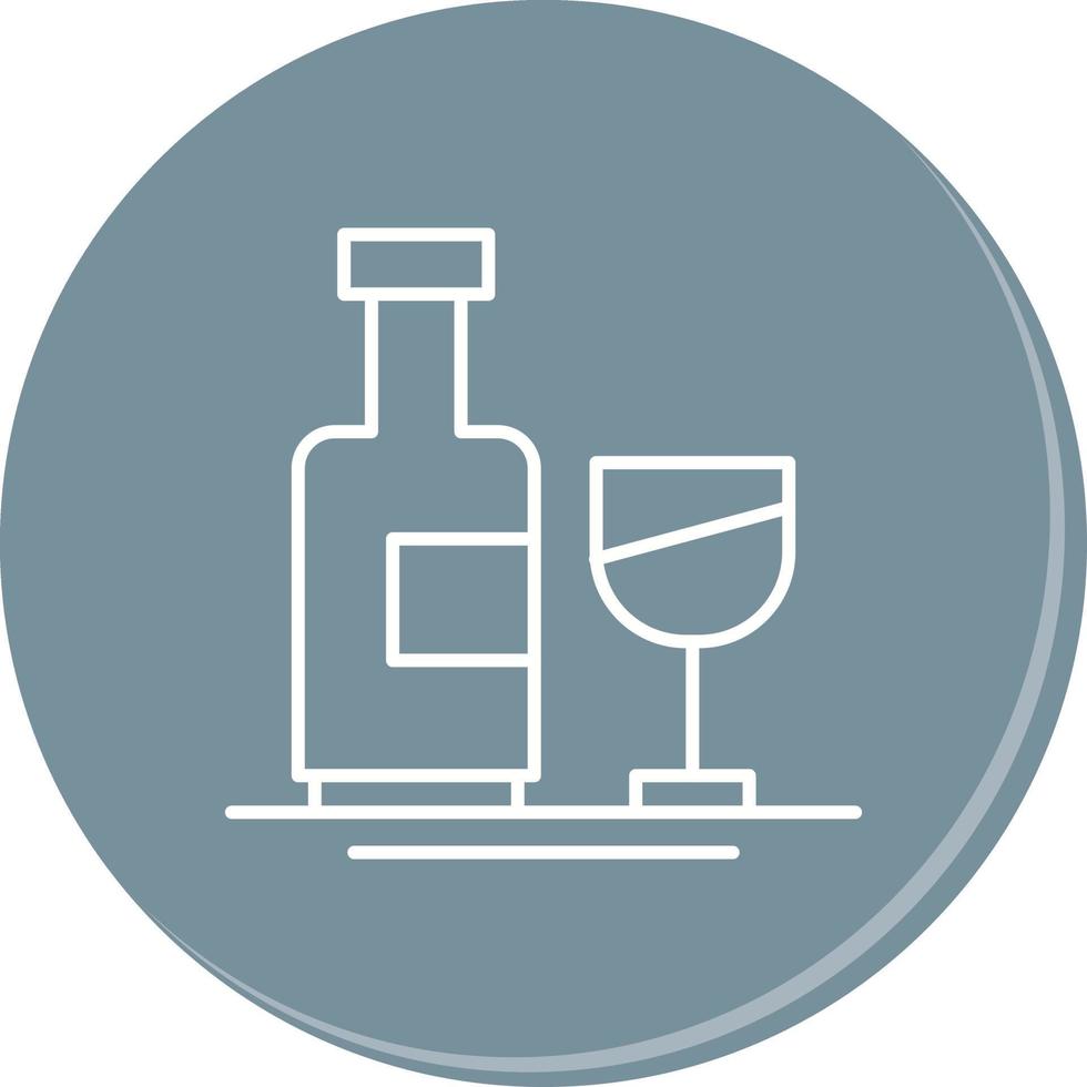 icône de vecteur de bouteille de vin