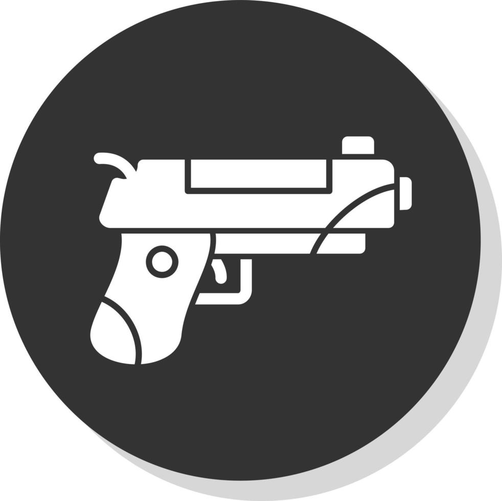 conception d'icônes vectorielles d'armes à feu vecteur