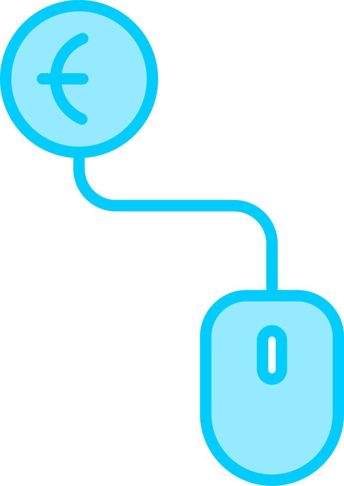 icône de vecteur de paiement par clic