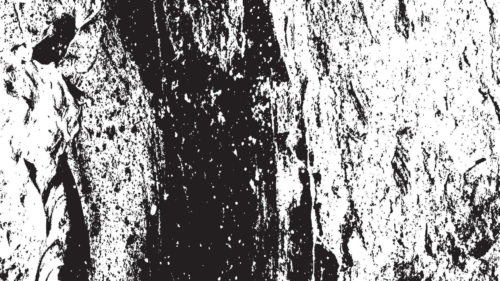 texture de superposition en détresse, arrière-plan grunge noir blanc abstrait, saleté en détresse vectorielle, texture de copeaux, fissures, rayures, éraflures, poussière, saleté. vecteur