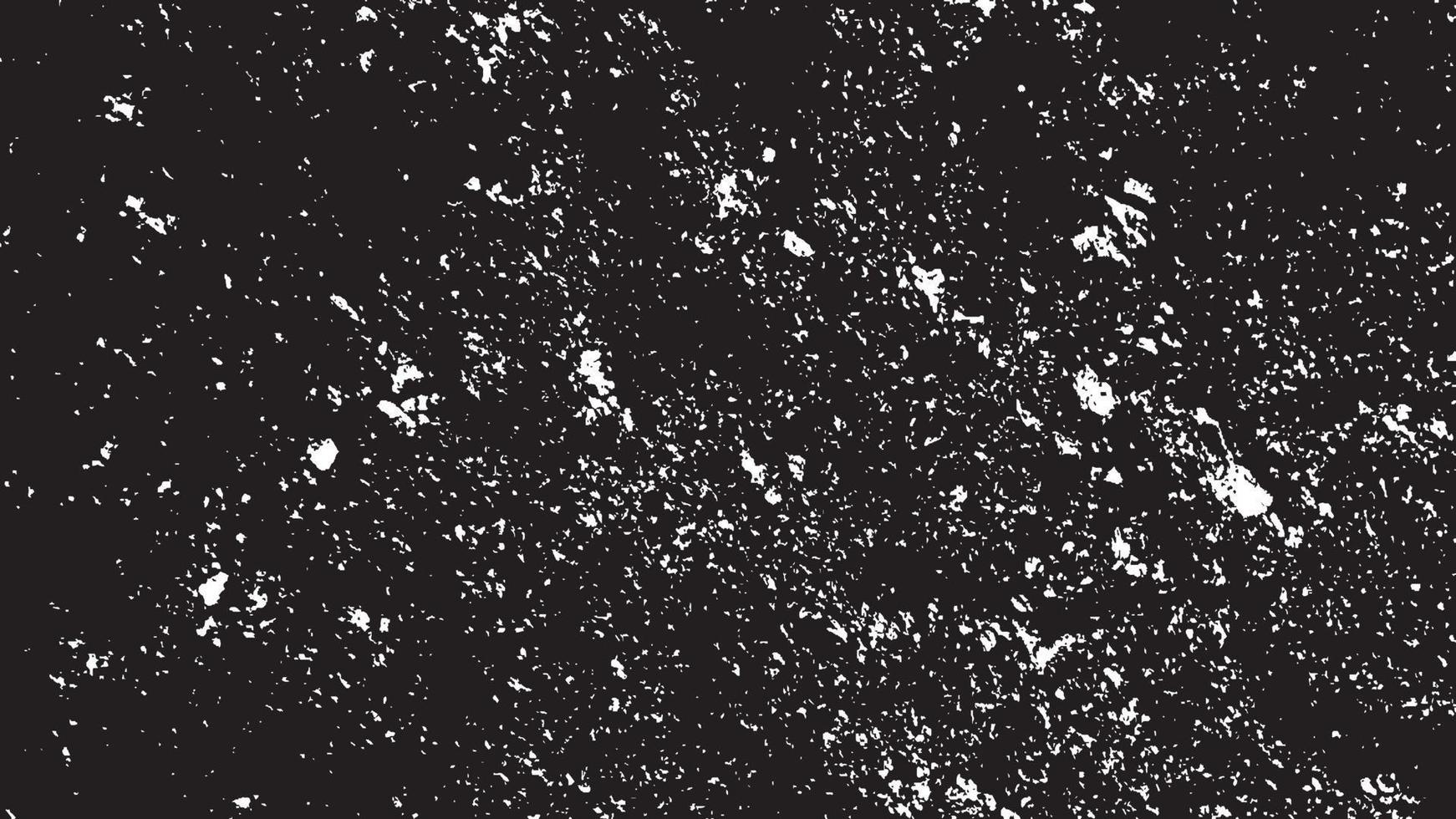 texture de superposition en détresse, arrière-plan grunge noir blanc abstrait, saleté en détresse vectorielle, texture de copeaux, fissures, rayures, éraflures, poussière, saleté. vecteur