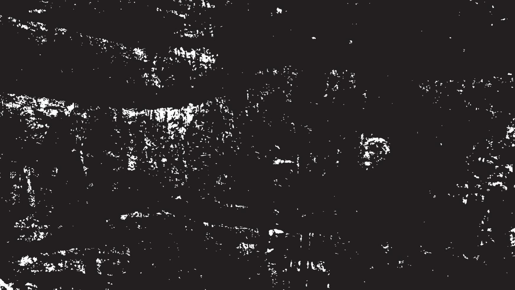 texture de superposition en détresse, arrière-plan grunge noir blanc abstrait, saleté en détresse vectorielle, texture de copeaux, fissures, rayures, éraflures, poussière, saleté. vecteur