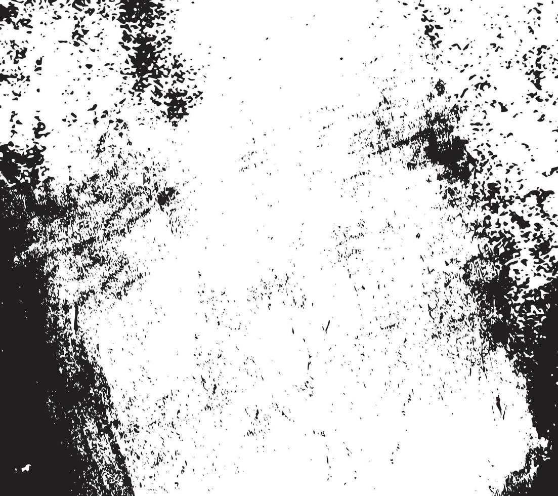 grunge texture effet. affligé recouvrir rugueux texturé. abstrait ancien monochrome. noir isolé sur blanc Contexte. graphique conception élément demi-teinte style concept pour bannière, prospectus, affiche vecteur