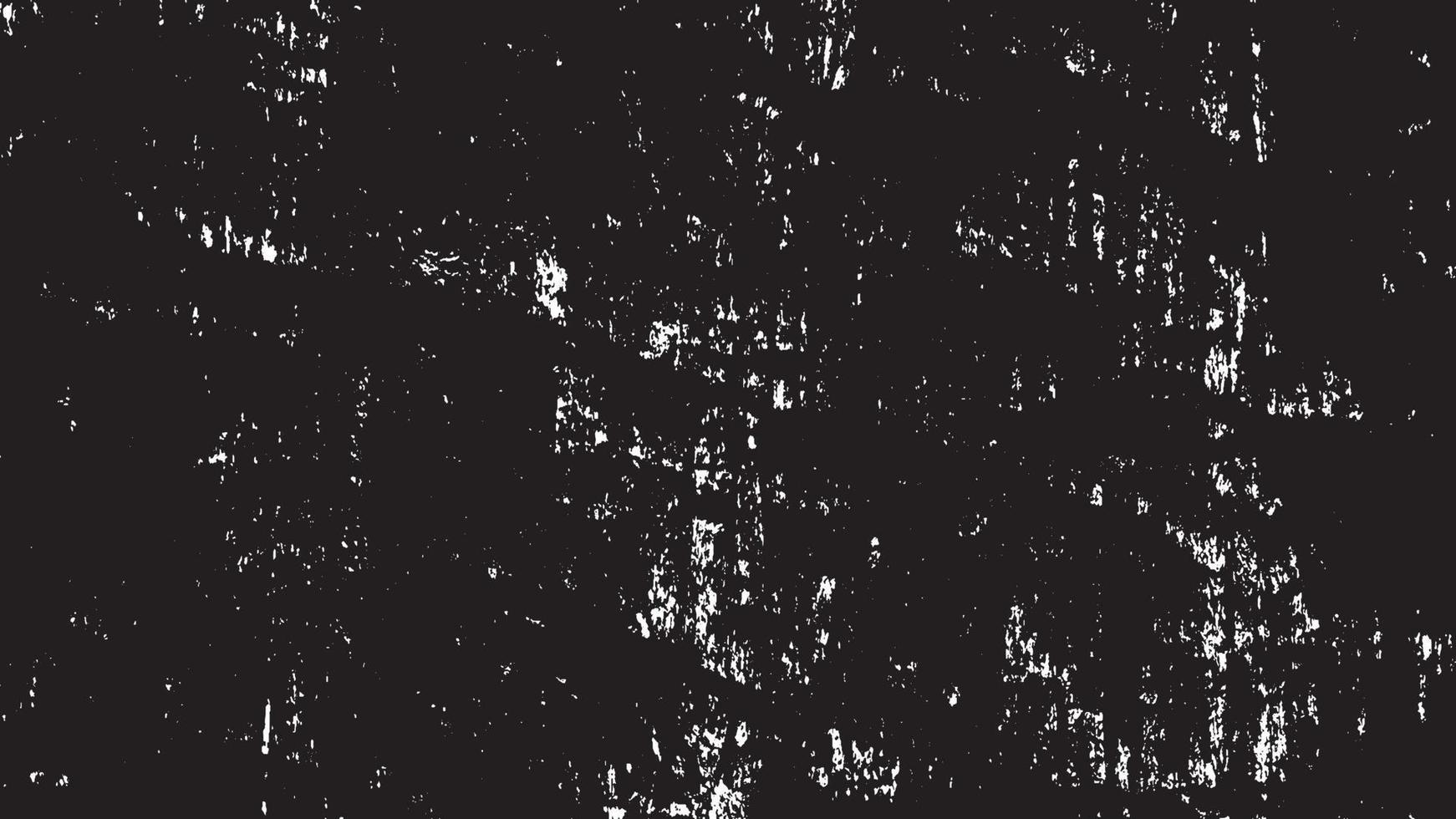 texture de superposition en détresse, arrière-plan grunge noir blanc abstrait, saleté en détresse vectorielle, texture de copeaux, fissures, rayures, éraflures, poussière, saleté. vecteur