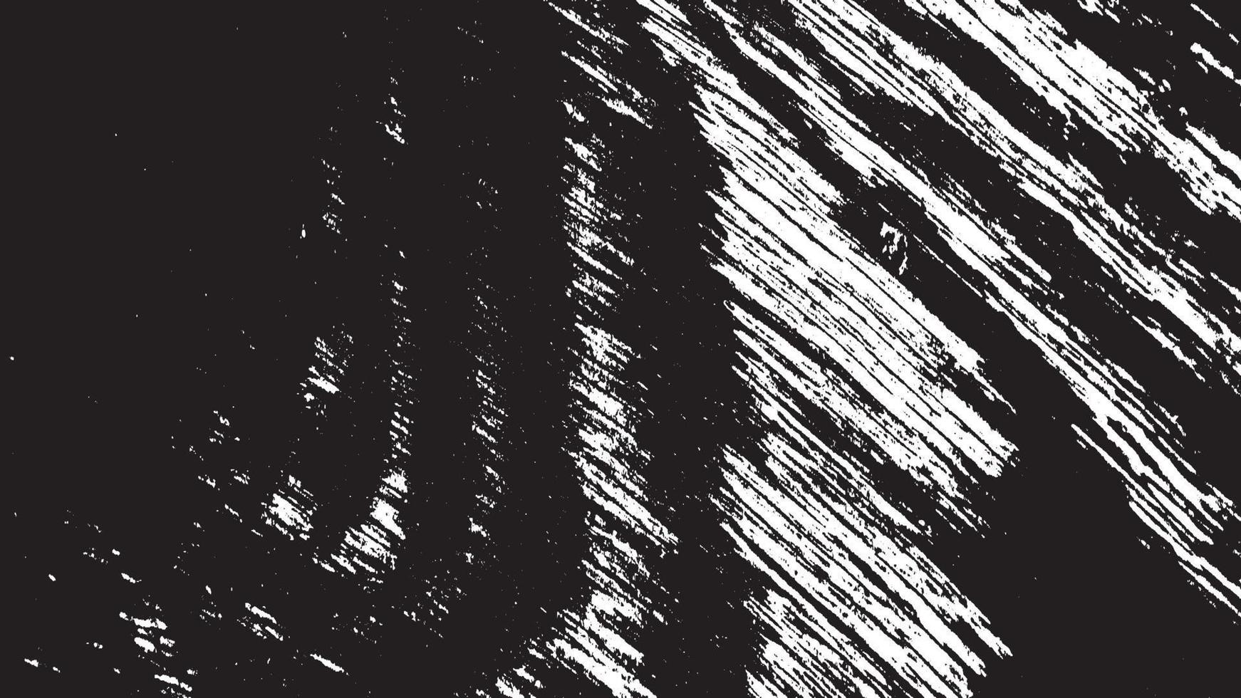 texture de superposition en détresse, arrière-plan grunge noir blanc abstrait, saleté en détresse vectorielle, texture de copeaux, fissures, rayures, éraflures, poussière, saleté. vecteur