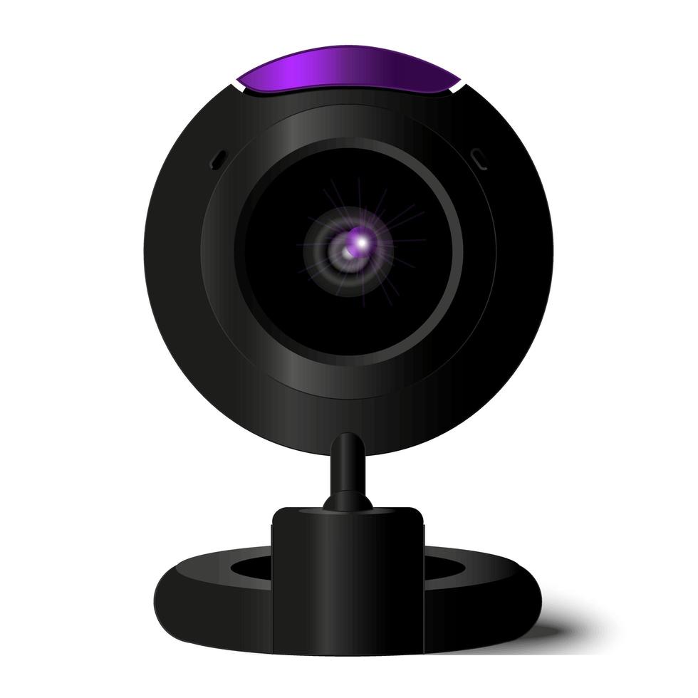 webcam pour ordinateur et ordinateur portable vecteur