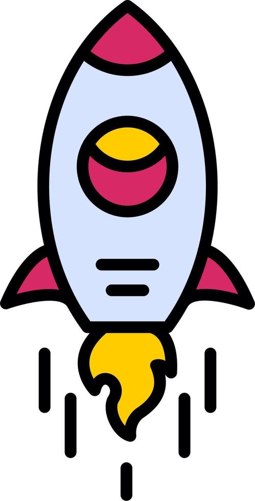 icône de vecteur de vaisseau spatial