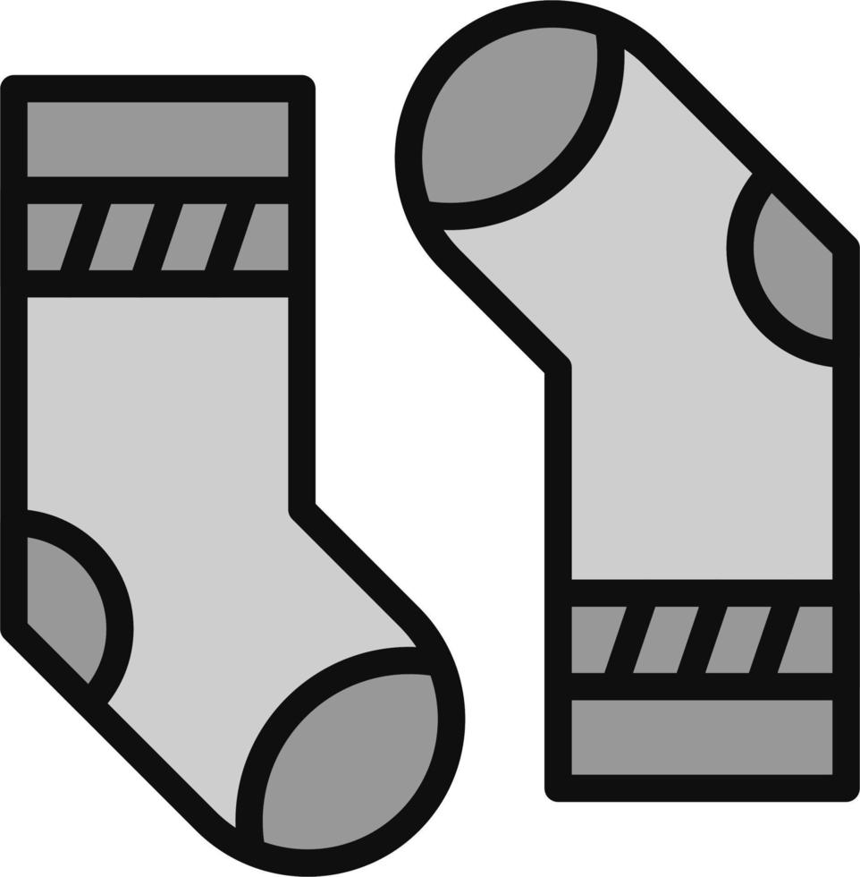 icône de vecteur de chaussettes