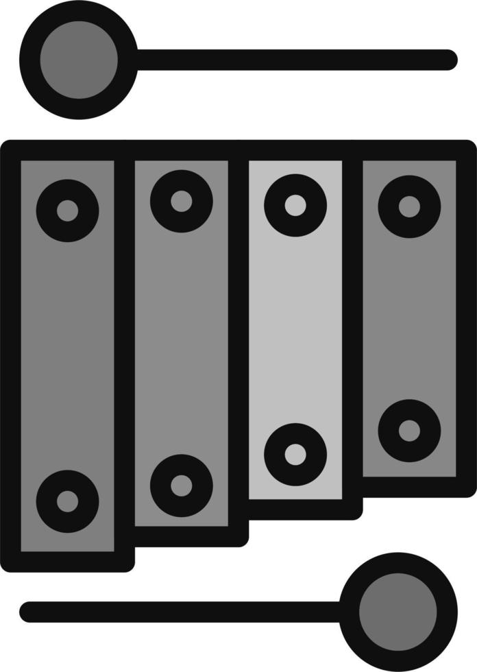 icône de vecteur de xylophone