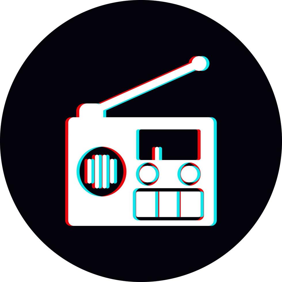 icône de vecteur radio