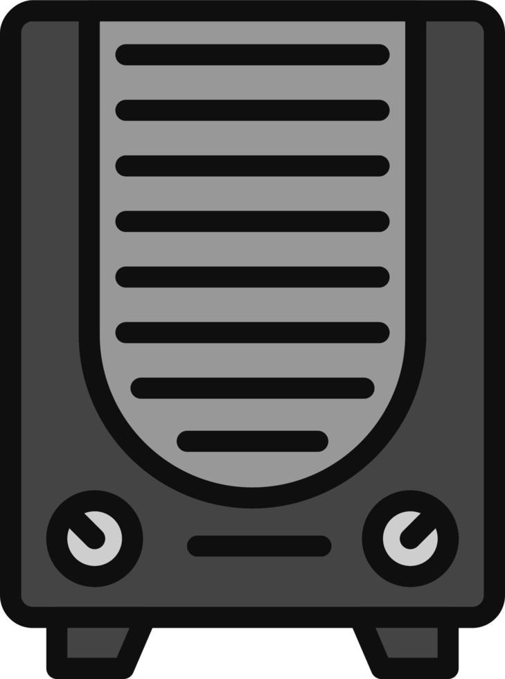 icône de vecteur de chauffage au gaz