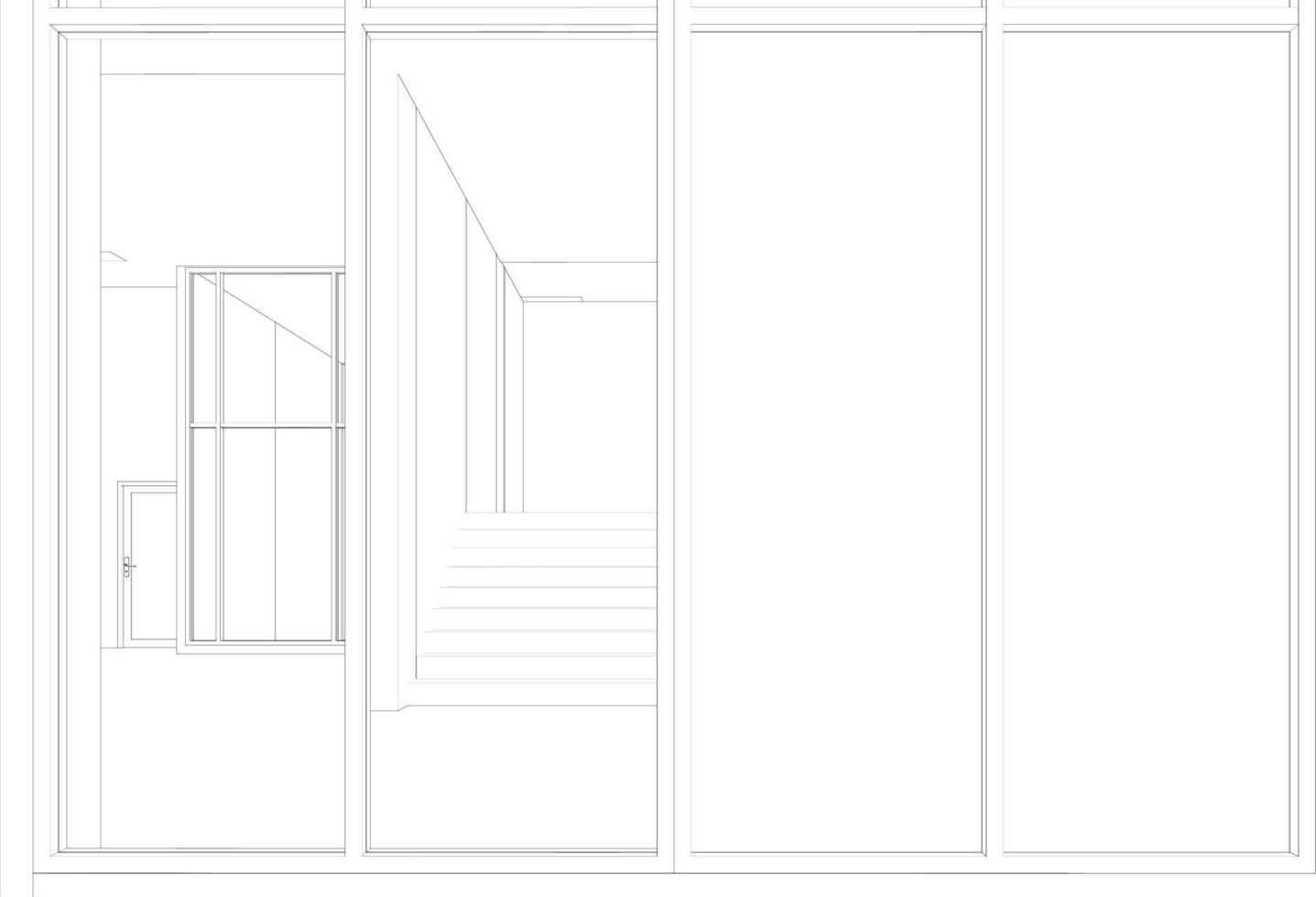 3d illustration du projet de construction vecteur