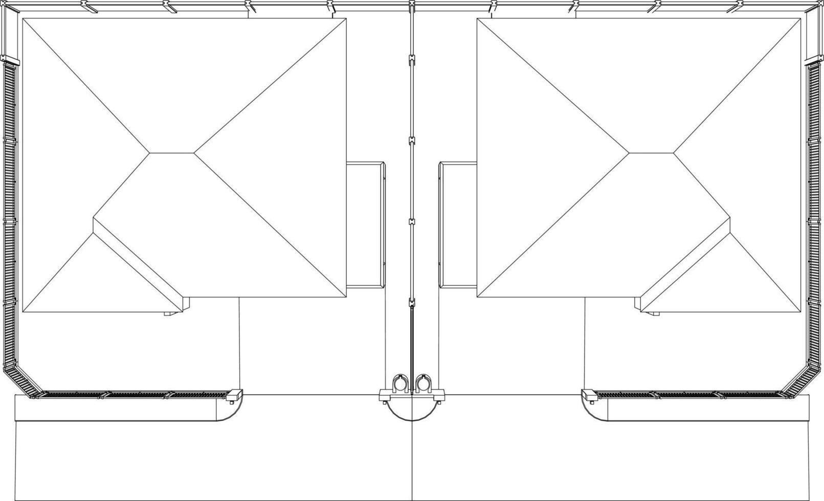 3d illustration de Résidentiel projet vecteur