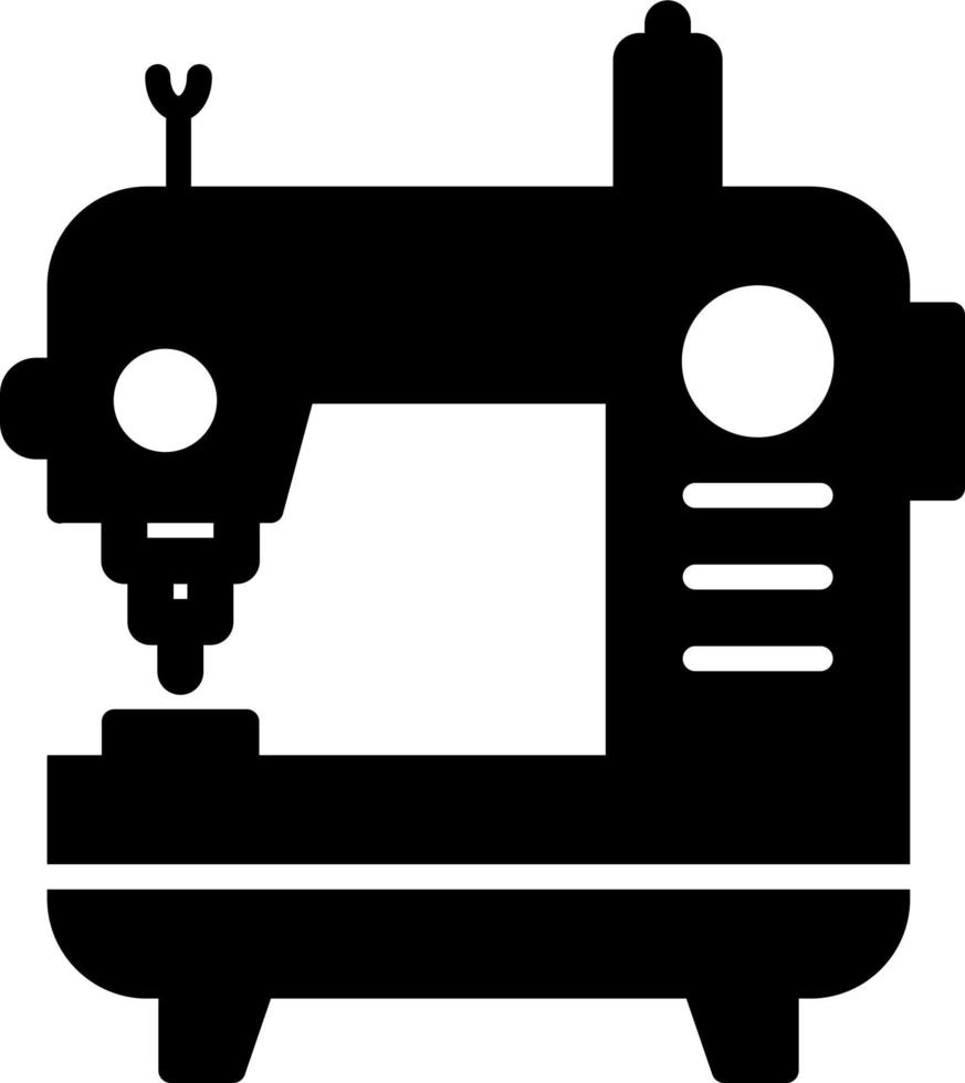 icône de vecteur de machine à coudre