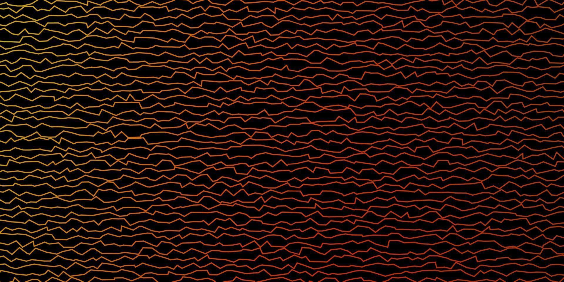 modèle vectoriel orange foncé avec des lignes.