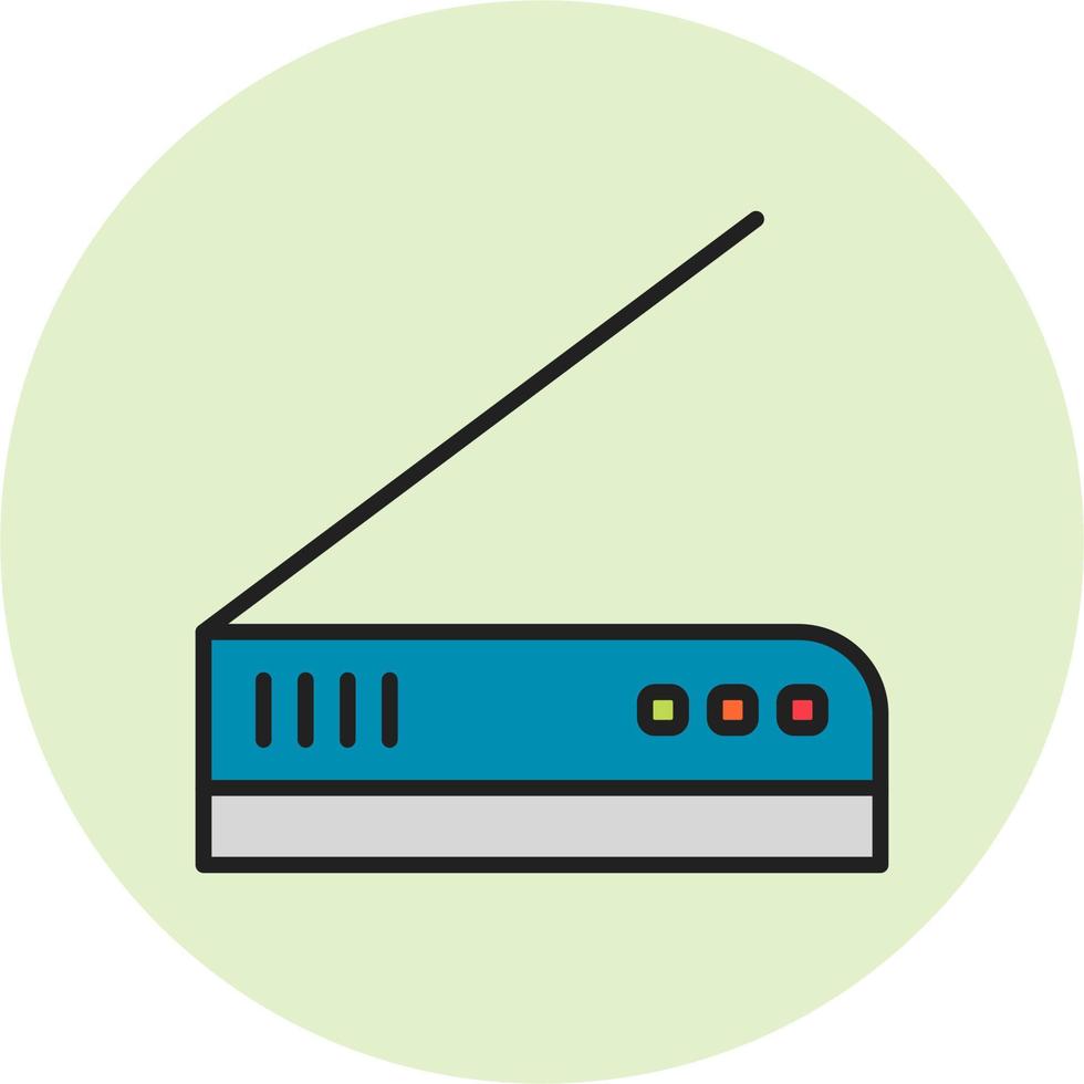 icône de vecteur de scanner