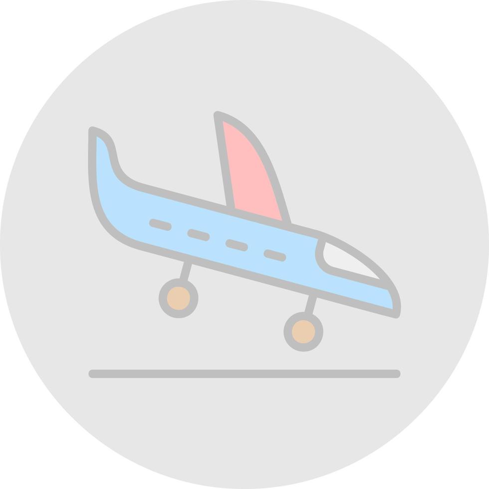 conception d'icône de vecteur d'atterrissage