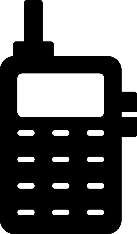 vieux téléphone vecteur icône