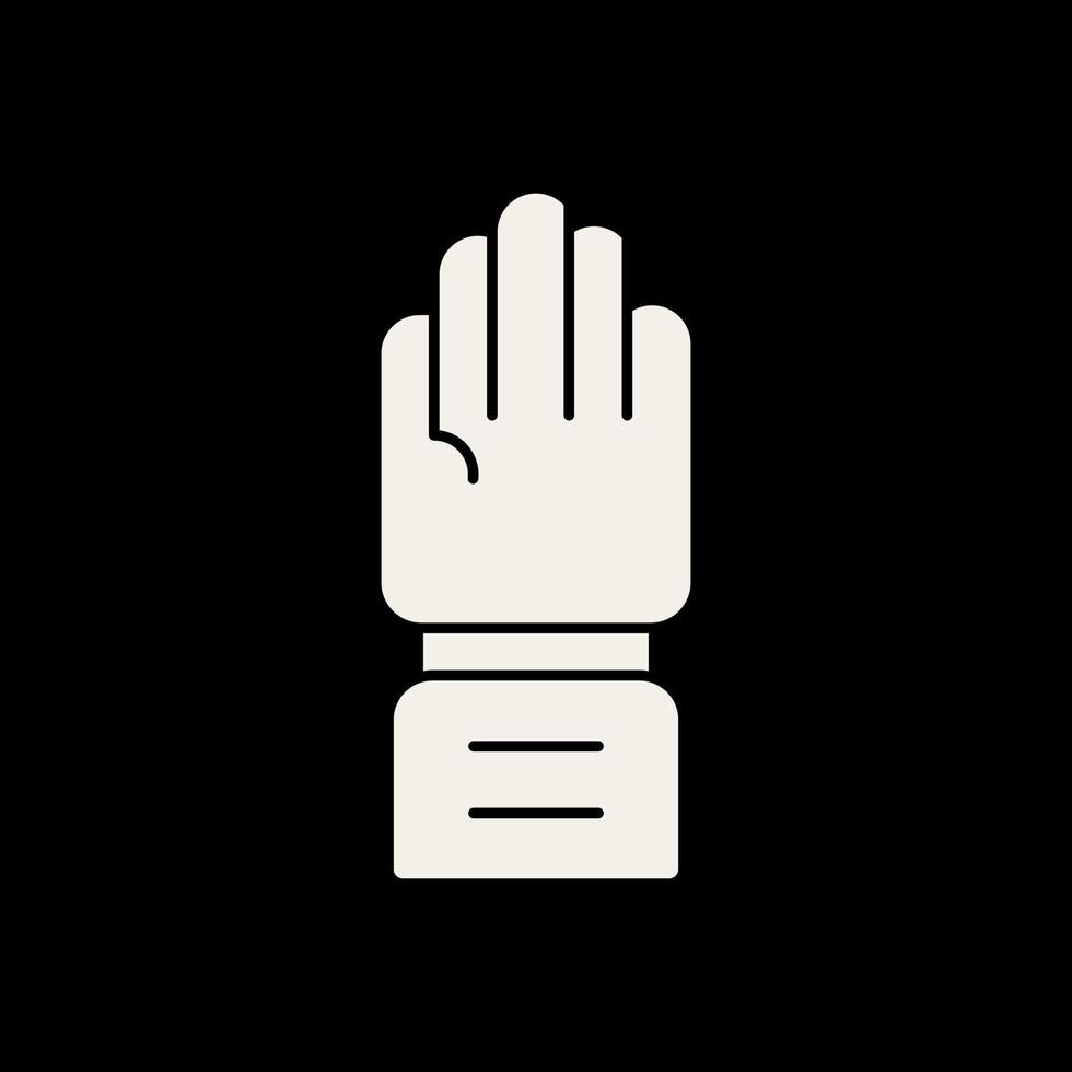 lever la conception d'icône de vecteur de main