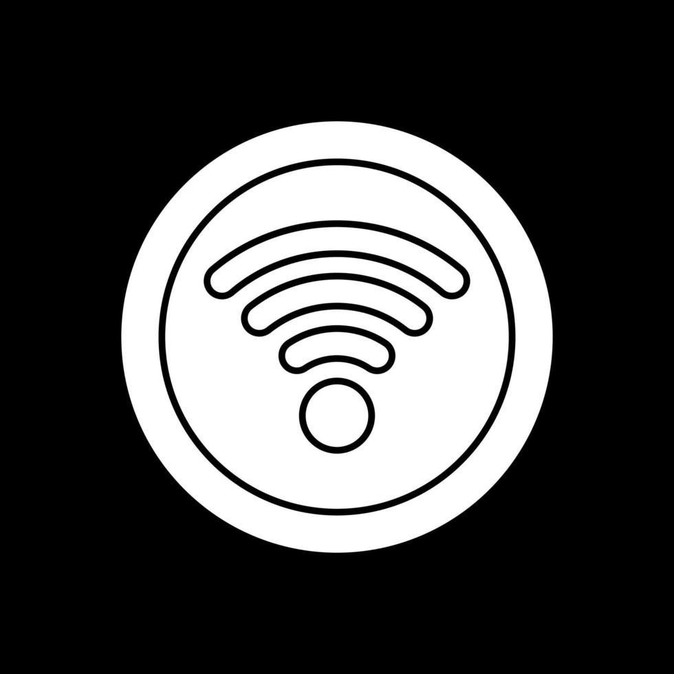 conception d'icône de vecteur de signal wifi