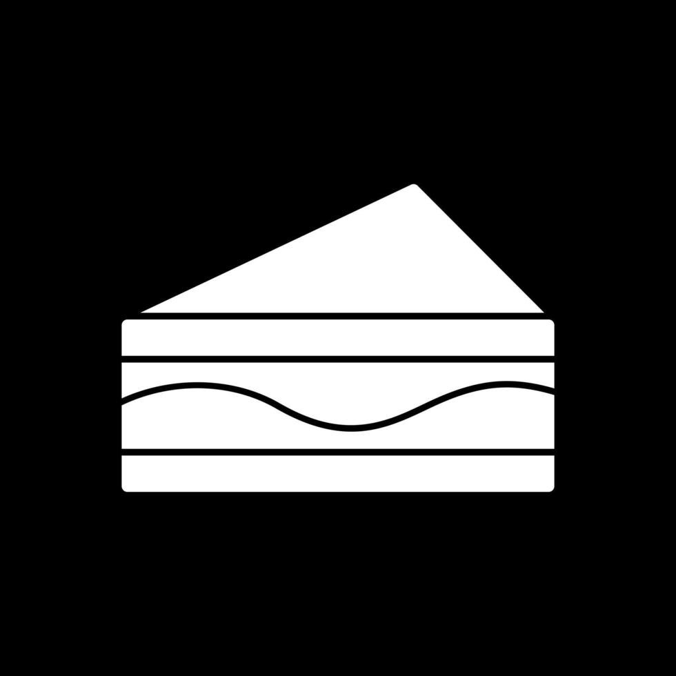 conception d'icône de vecteur de gâteau