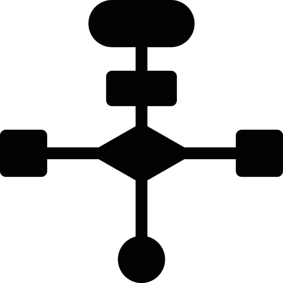 illustration vectorielle d'organigramme sur un fond. symboles de qualité premium. icônes vectorielles pour le concept et la conception graphique. vecteur